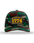 One Nation Under God Since 1776 Patch Snapback Hats