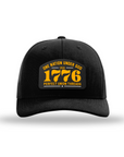 One Nation Under God Since 1776 Patch Snapback Hats