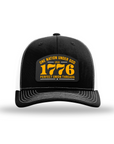 One Nation Under God Since 1776 Patch Snapback Hats