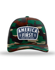 P.U.T. America First Navy Patch Snapback Hats