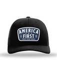 P.U.T. America First Navy Patch Snapback Hats