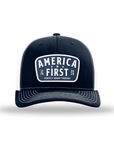 P.U.T. America First Navy Patch Snapback Hats