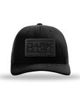 Dark MAGA Blackout PVC Patch Hat